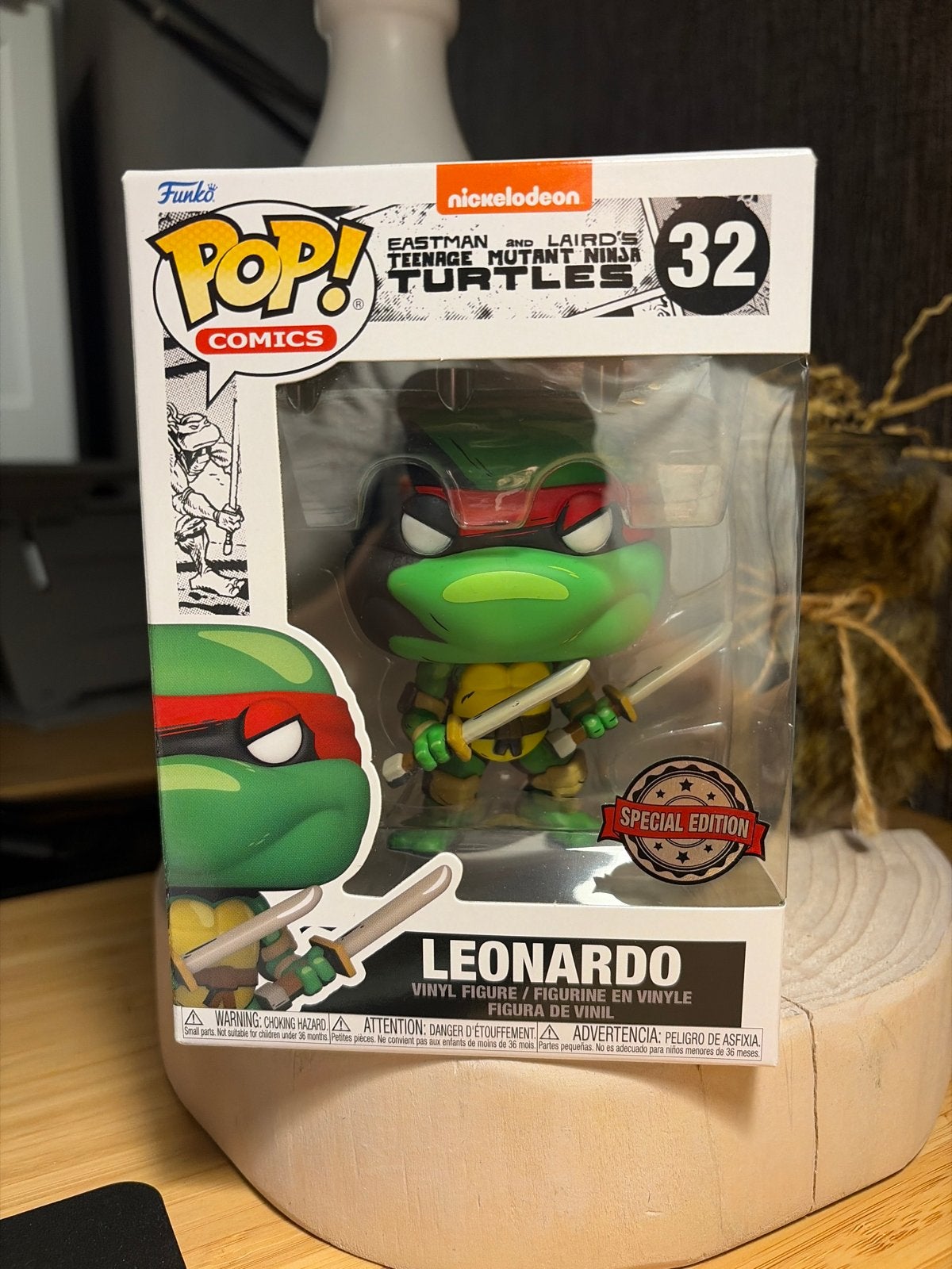 Funko Pop! Comics: TMNT Leonardo #32 Special Edition, Ophalen of Verzenden, Zo goed als nieuw