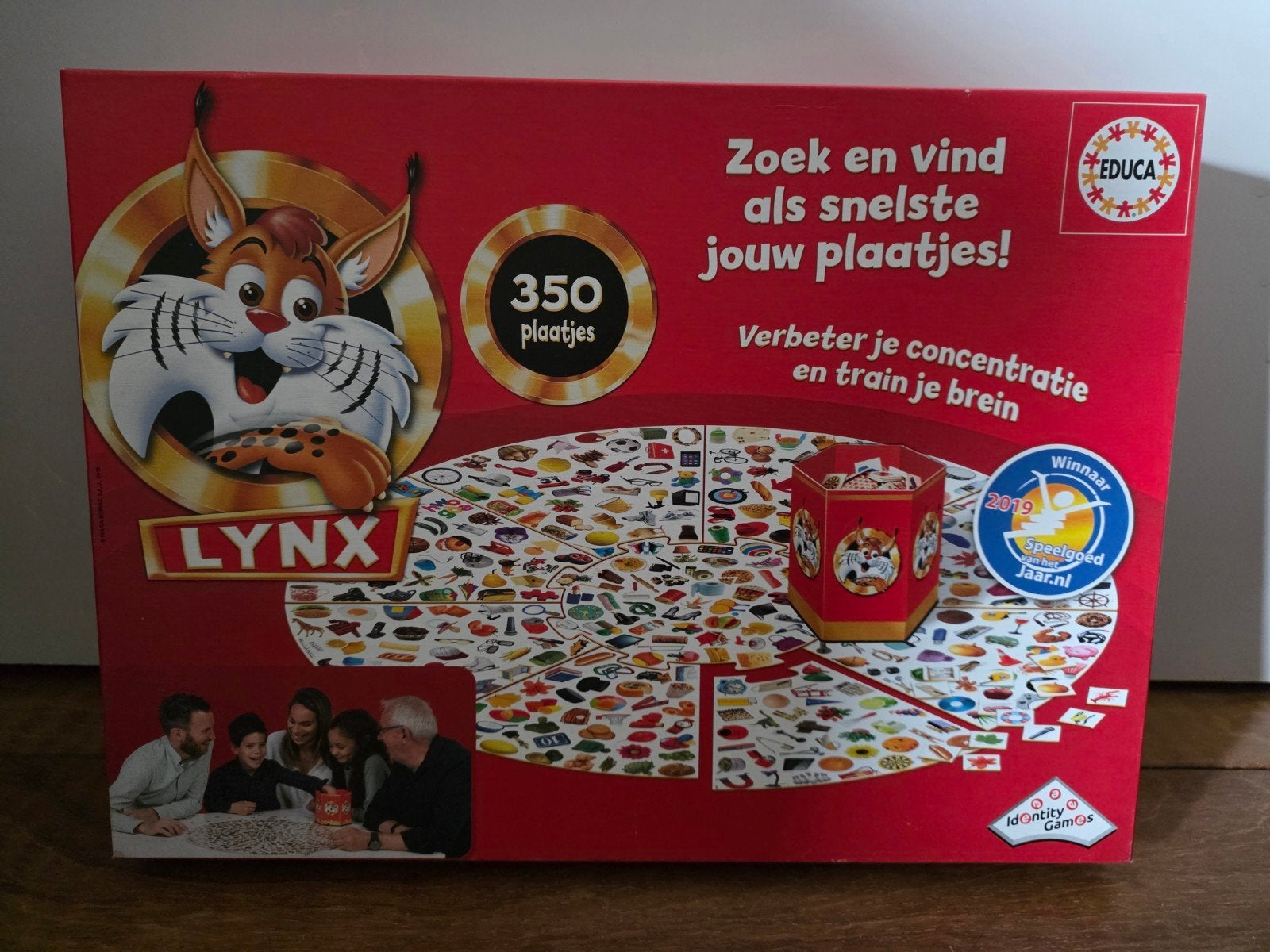 Lynx Zoek en Vind Spel - Verbeter je Concentratie, Vijf spelers of meer, Ophalen, Zo goed als nieuw, Educa