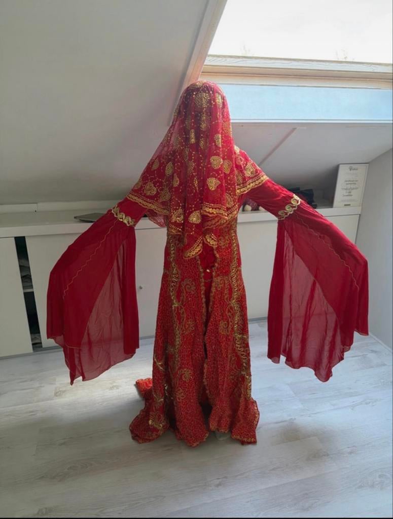 Prachtige Henna Jurk Maat M - Slechts 1 Avond Gedragen, Maat 38/40 (M), Overige typen, Ophalen of Verzenden, Zo goed als nieuw