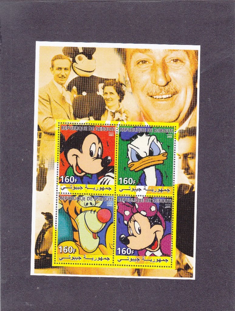 Walt Disney Djibouti (225), Verzenden, Postfris, Overige thema's