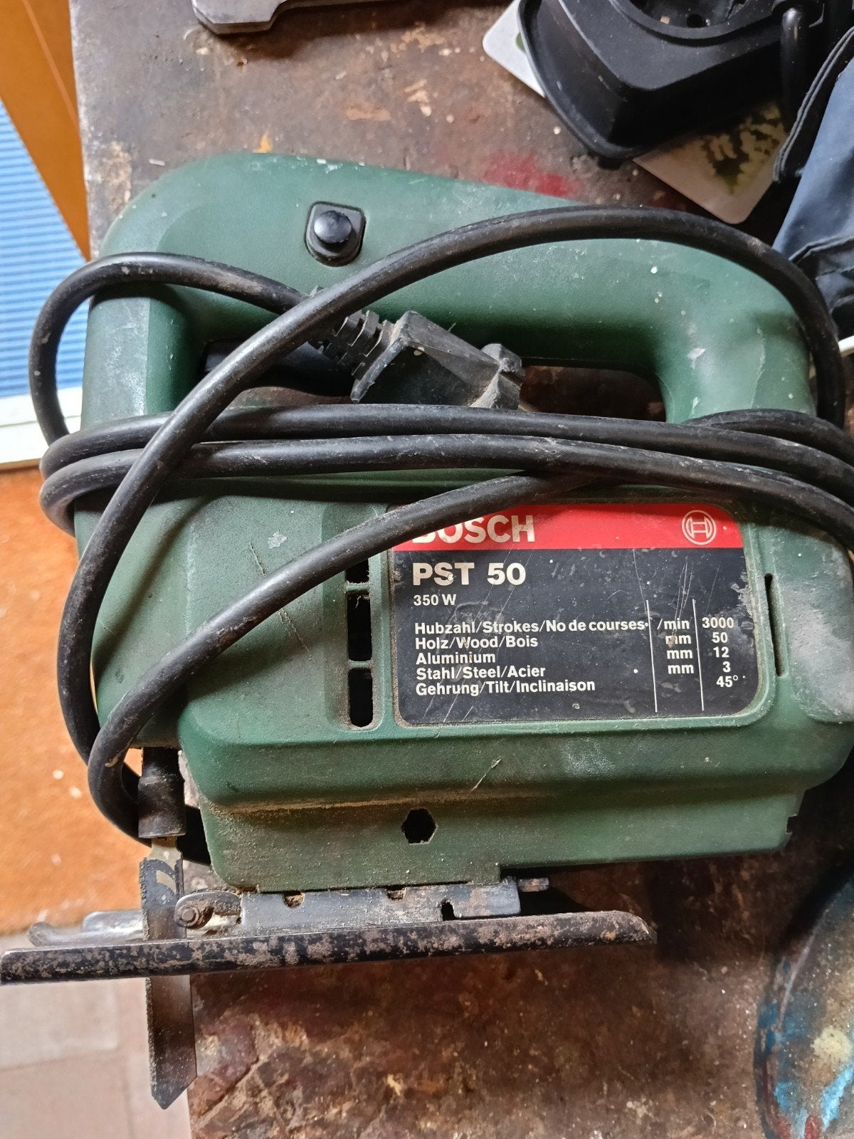 Bosch PST 50 Decoupeerzaag - 350W, Ophalen, Gebruikt, Decoupeerzaag, 30 tot 70 mm