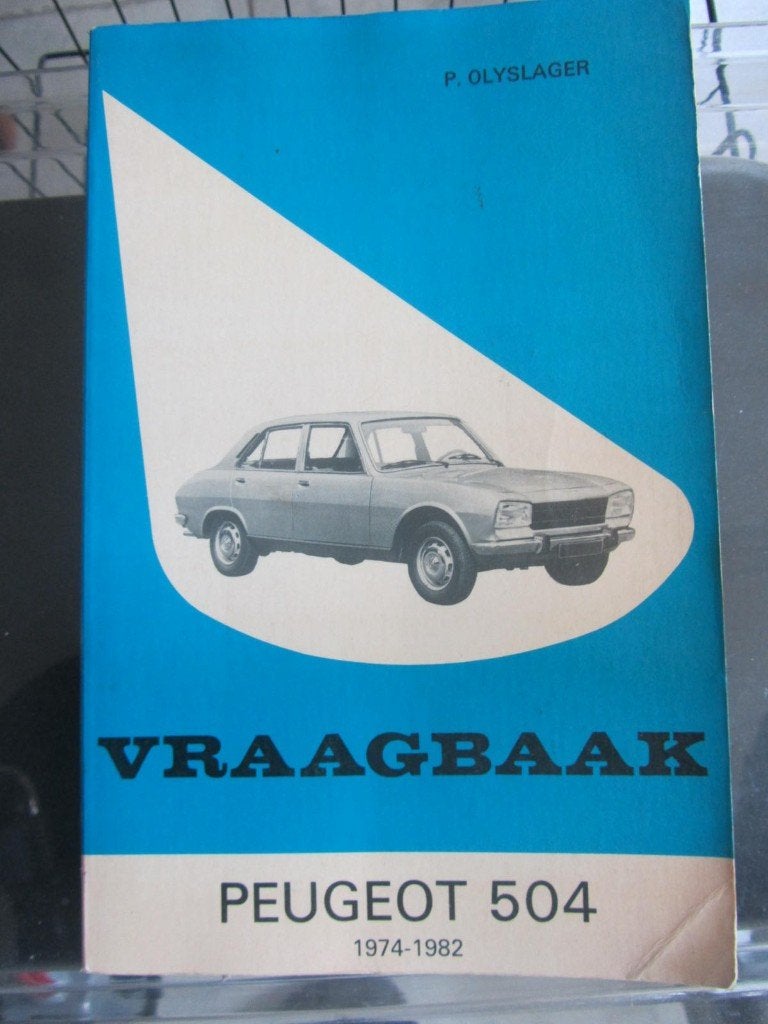 vraagbaak  PEUGEOT   504    1974  /  1982, Ophalen of Verzenden