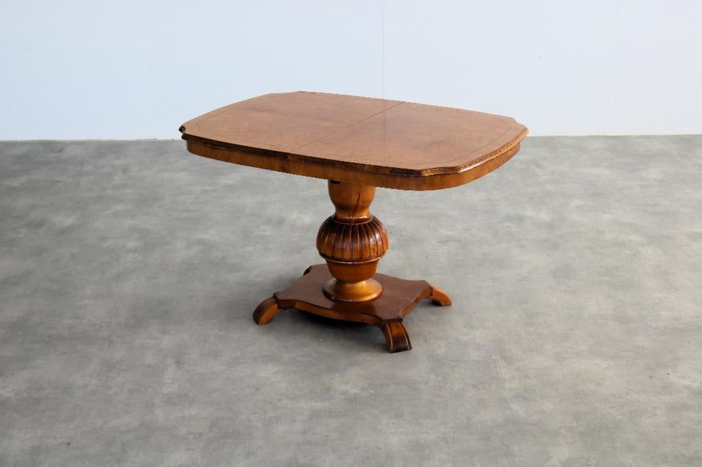 vintage verstelbare eettafel | tafel | jaren 50 | Zweeds, Gebruikt, ., ., Rechthoekig