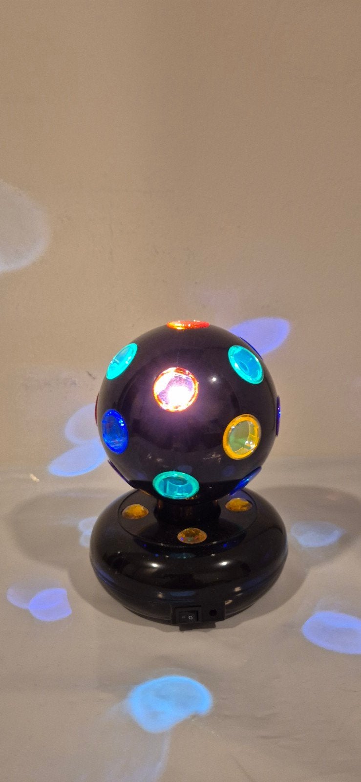 Mini Discolamp op Batterijen - Feestelijke Sfeer! AFHALEN, Ophalen, Zo goed als nieuw