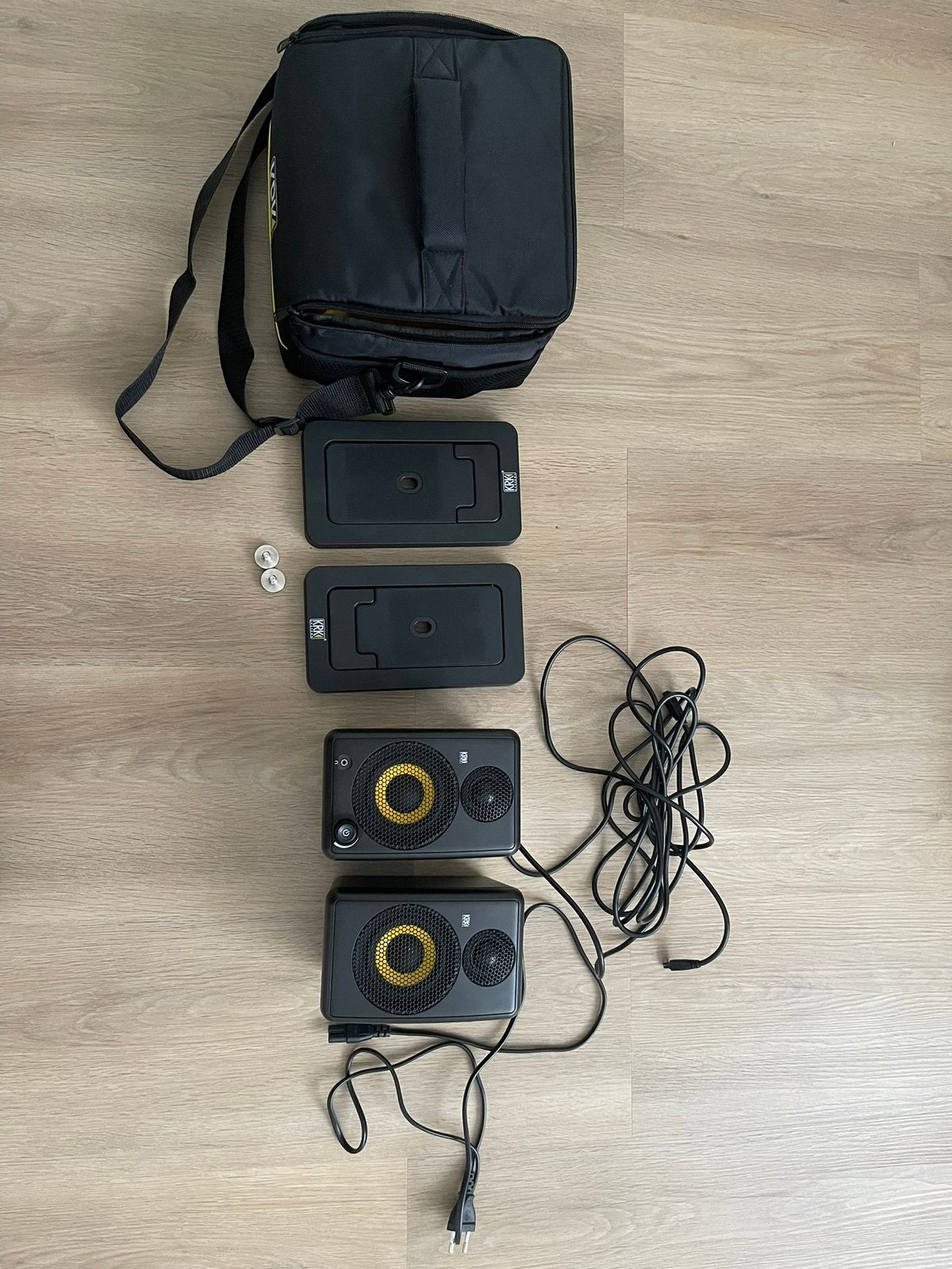 KRK GoAux 3 - Portable Studio Monitors (paar) - Compleet, Audio, Tv en Foto, Luidsprekers, Ophalen, Studiomonitor, Gebruikt, KRK
