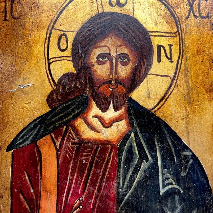 Twee 20e eeuwse Russische ikonen, Antiek en Kunst, Ophalen of Verzenden