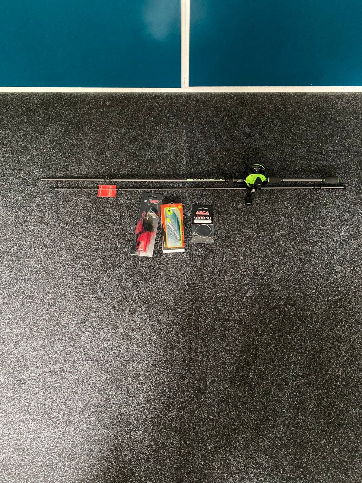 Complete Arca Reelset + draad en Kunstaas, Watersport en Boten, Overige typen, Nieuw, S, H