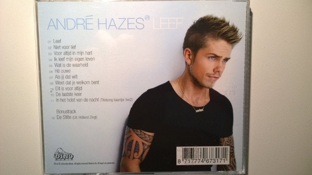 André Hazes Jr. - Leef, Ophalen of Verzenden, Zo goed als nieuw, Pop, Album