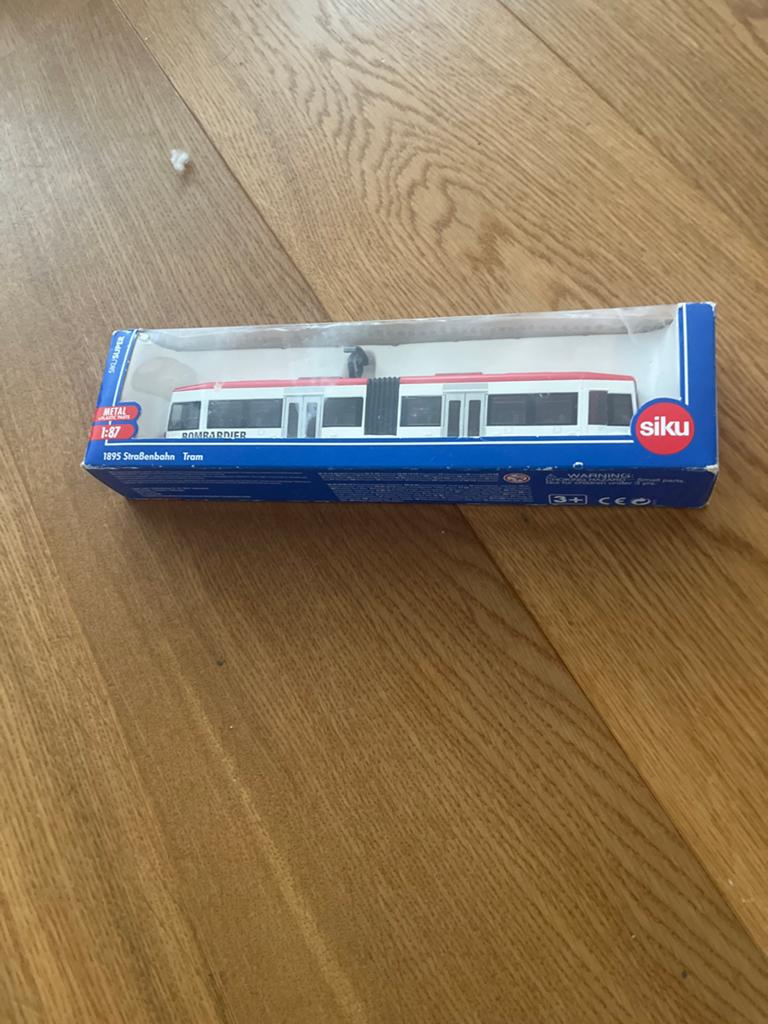 Siku 1:87 1895 strassenbahn tram, Hobby en Vrije tijd, Ophalen of Verzenden, Zo goed als nieuw, Bus of Vrachtwagen, SIKU