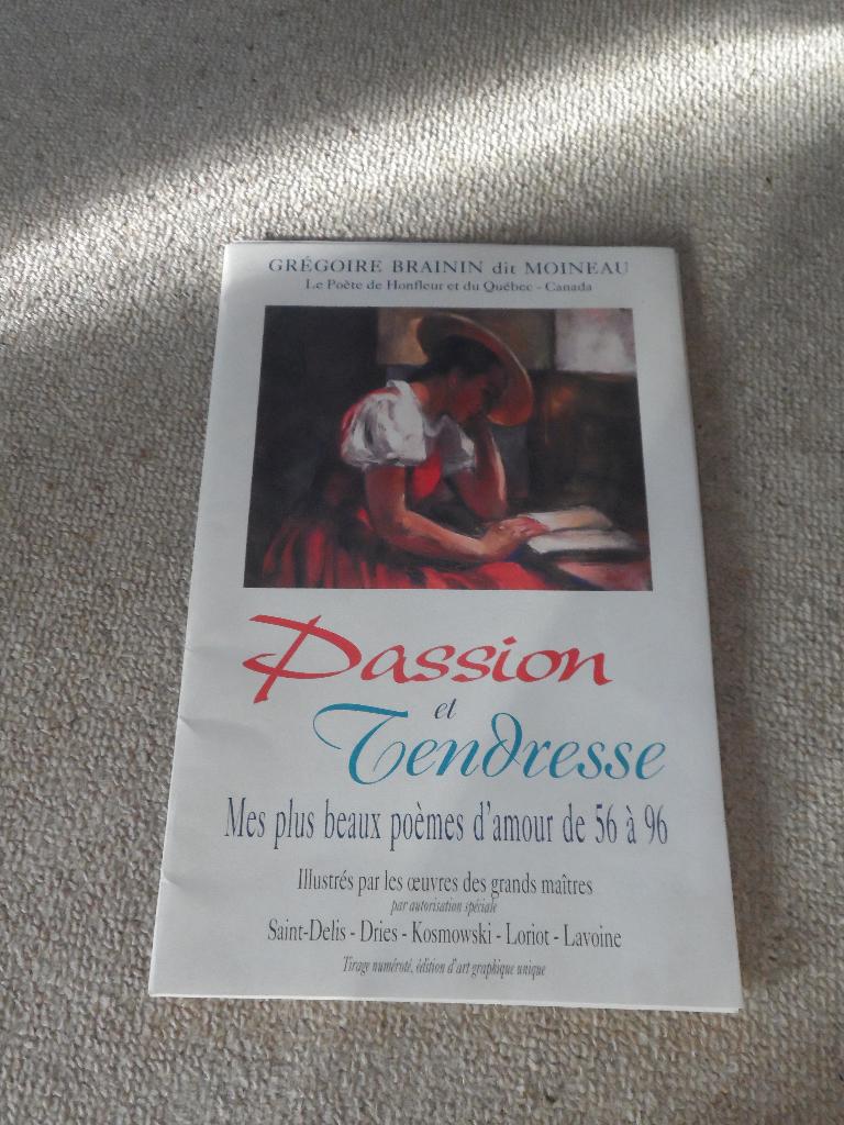 Gregoire brainin dit moineau - passion et tendresse, Antiek en Kunst, Ophalen of Verzenden