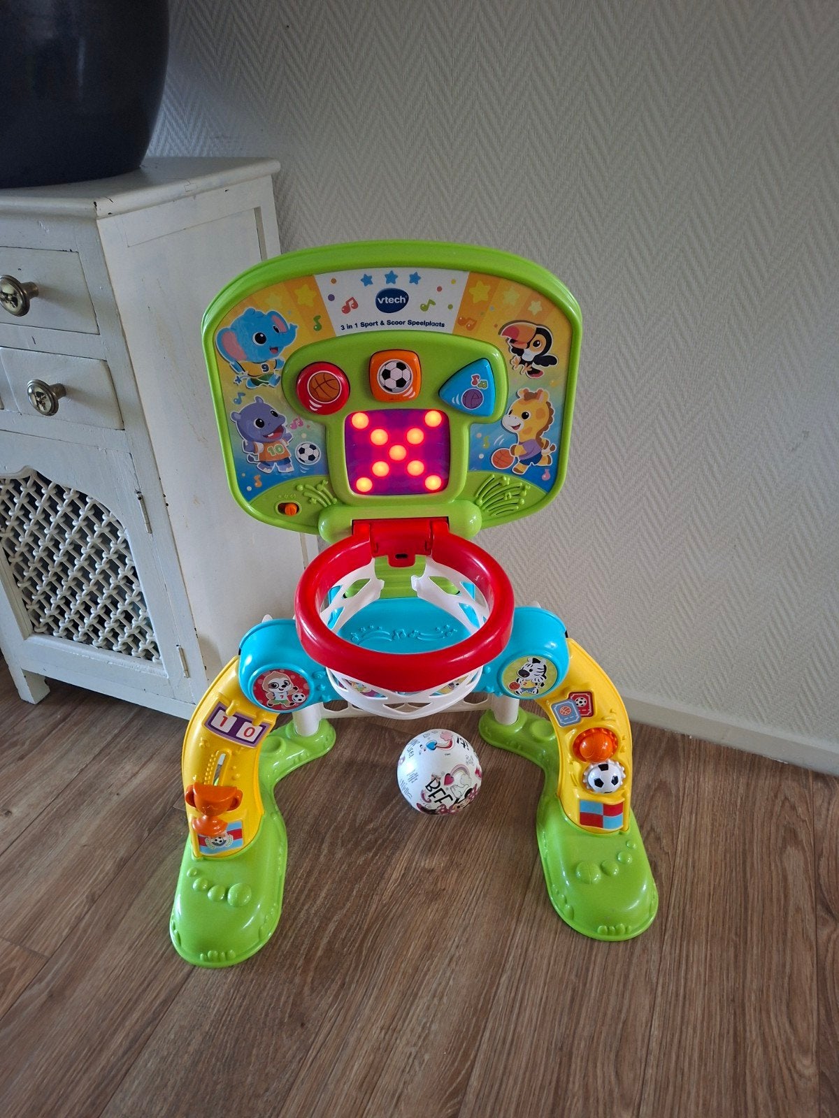 VTech 3-in-1 Sport & Leer Speelcentrum, Ophalen of Verzenden, Zo goed als nieuw, 6 maanden tot 2 jaar