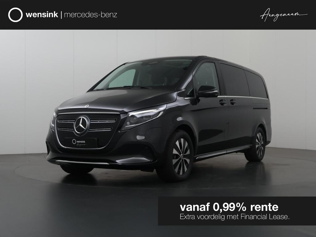 Mercedes-Benz EQV 300 L2 Avantgarde 90 kWh | Burmester | Mul, Auto's, Bestelauto's, Zwart, 7 stoelen, 90 kWh, Stoelverwarming