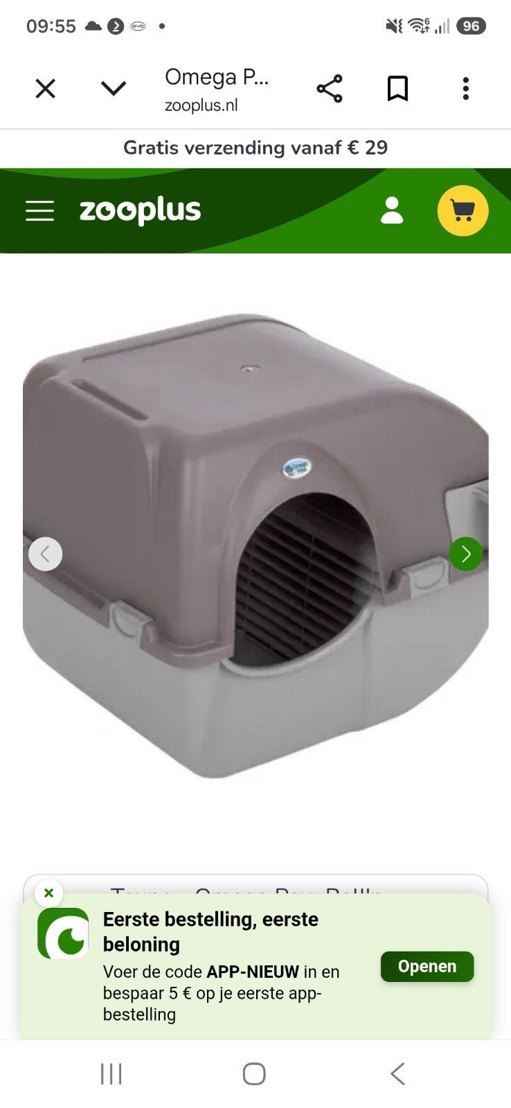 automatische kattenbak, Dieren en Toebehoren, Kattenbakken, Ophalen