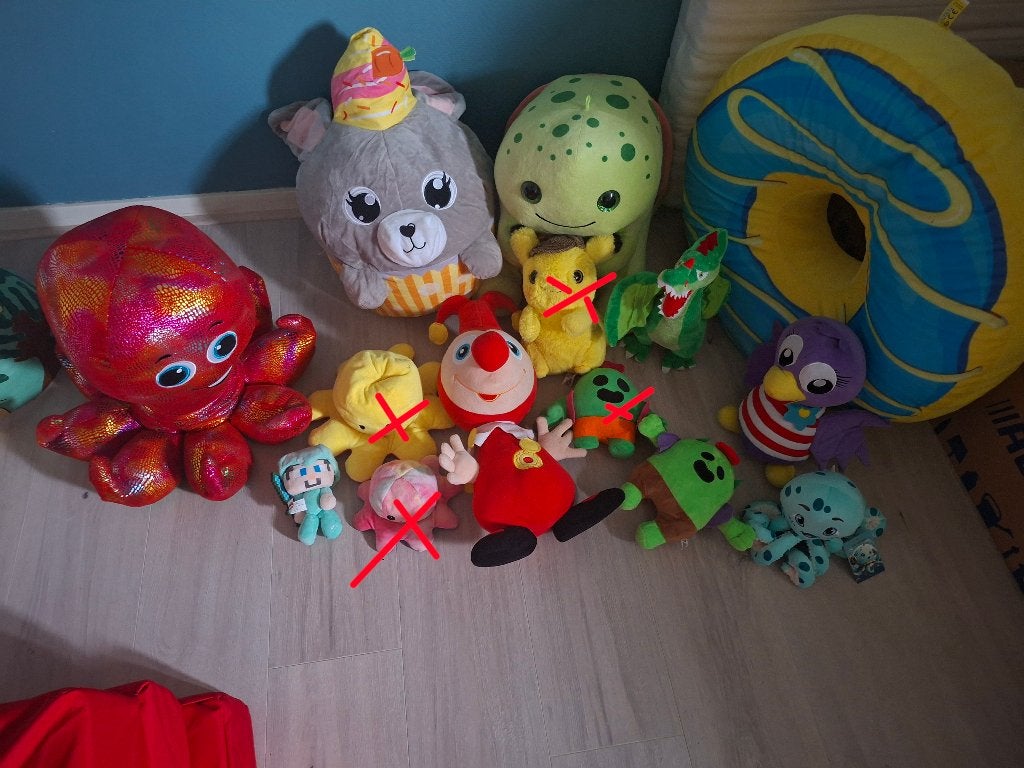 Grote set knuffels (Efteling, Toverland, Brawl Stars e.a.), Ophalen, Zo goed als nieuw, Overige typen