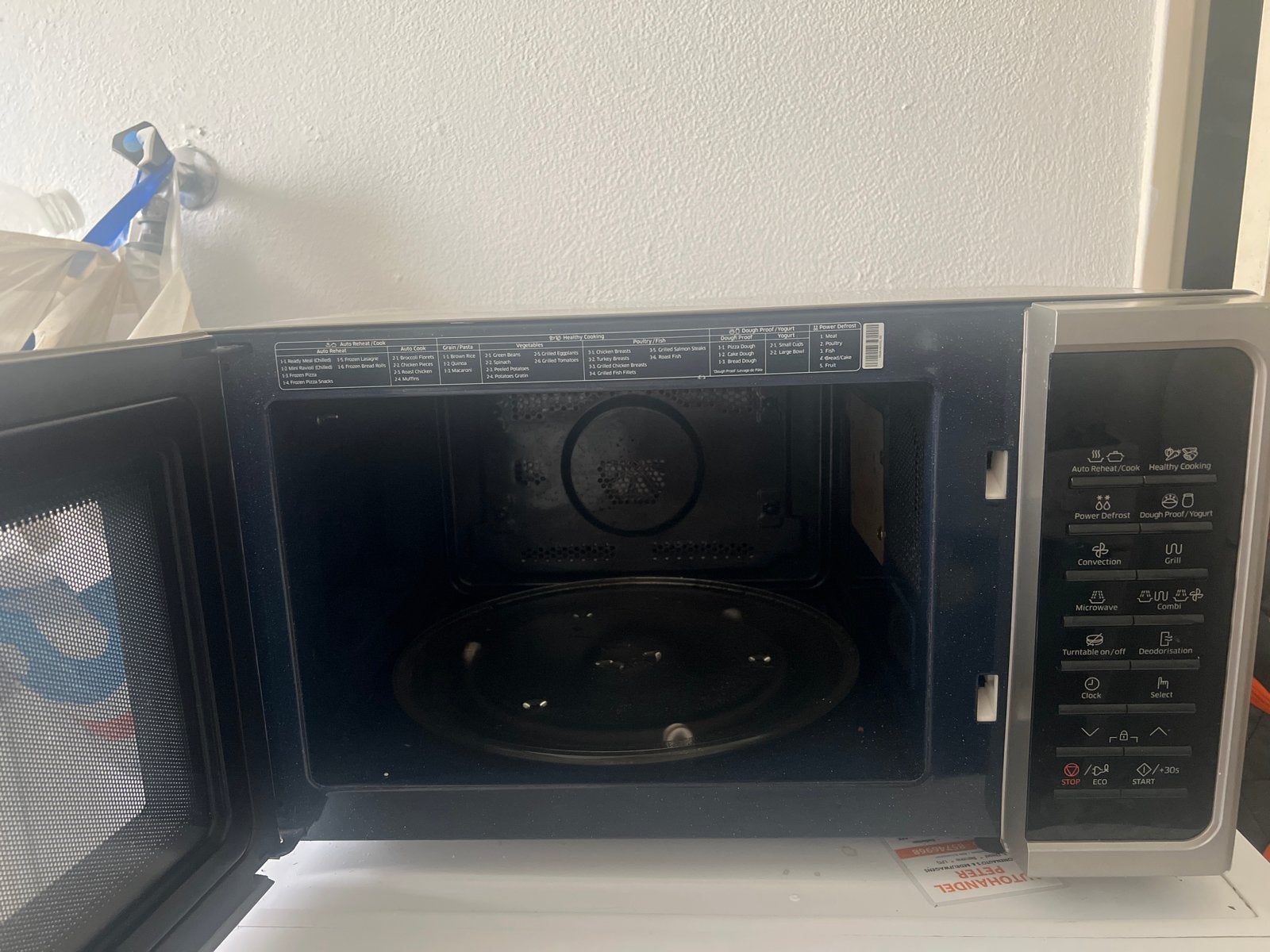 Samsung Combi-oven / Magnetron (oven werkt perfect), Ophalen, Combimagnetron, Gebruikt, Grill