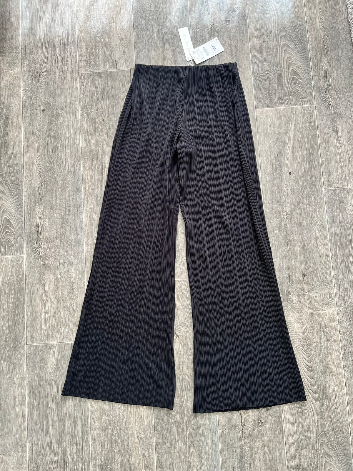 Zara geplisseerde wijde broek - maat L nieuw, Ophalen, Zwart, Maat 42/44 (L), Nieuw