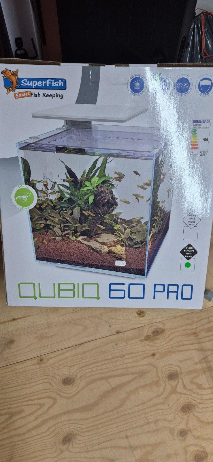aqaurium superfish. qubiq 60 pro., Dieren en Toebehoren, Vissen | Aquaria en Toebehoren, Ophalen of Verzenden, Plant(en), Steen of Hout