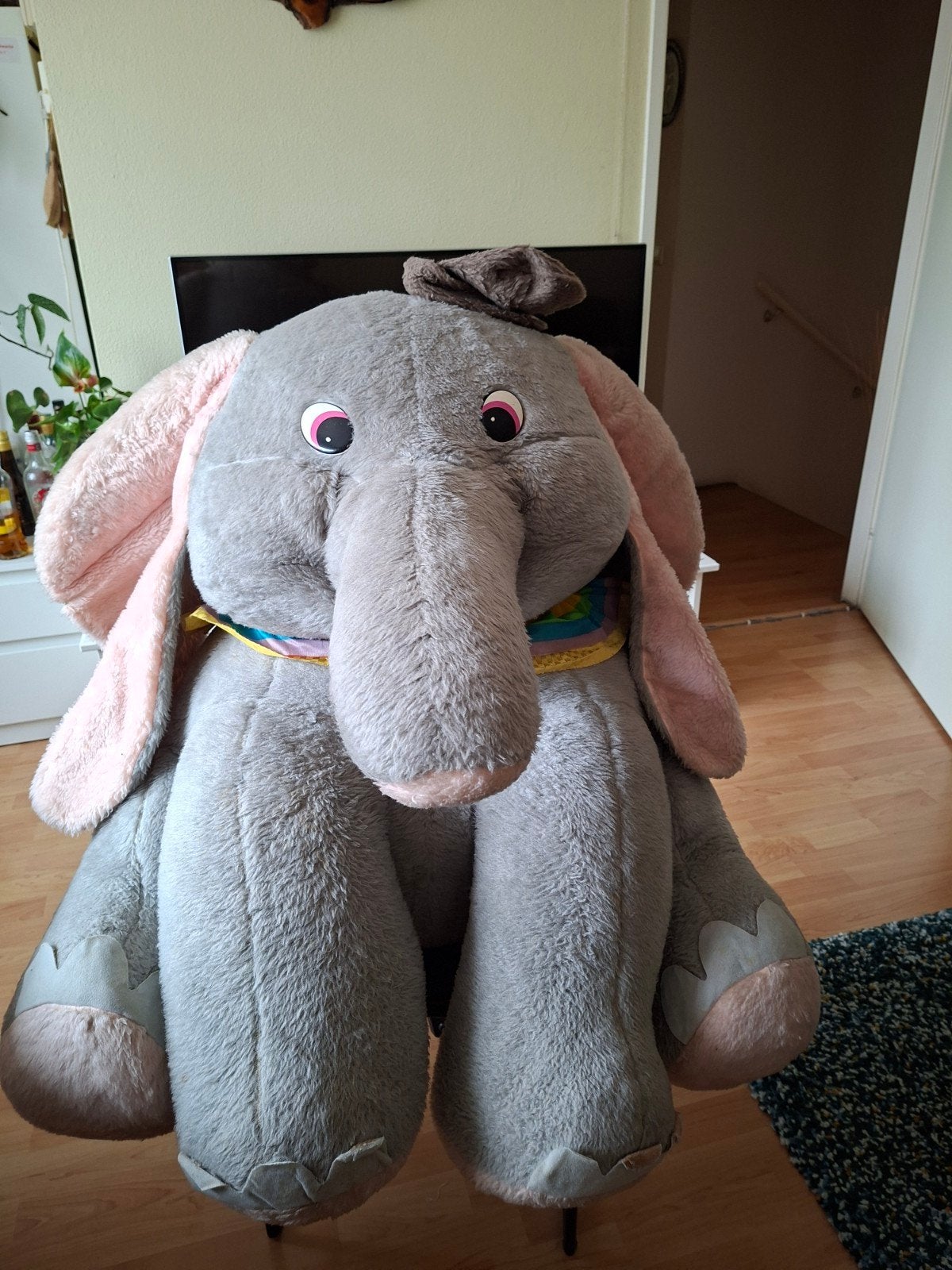 Knuffel Olifant / Dombo, Ophalen of Verzenden, Gebruikt, Olifant