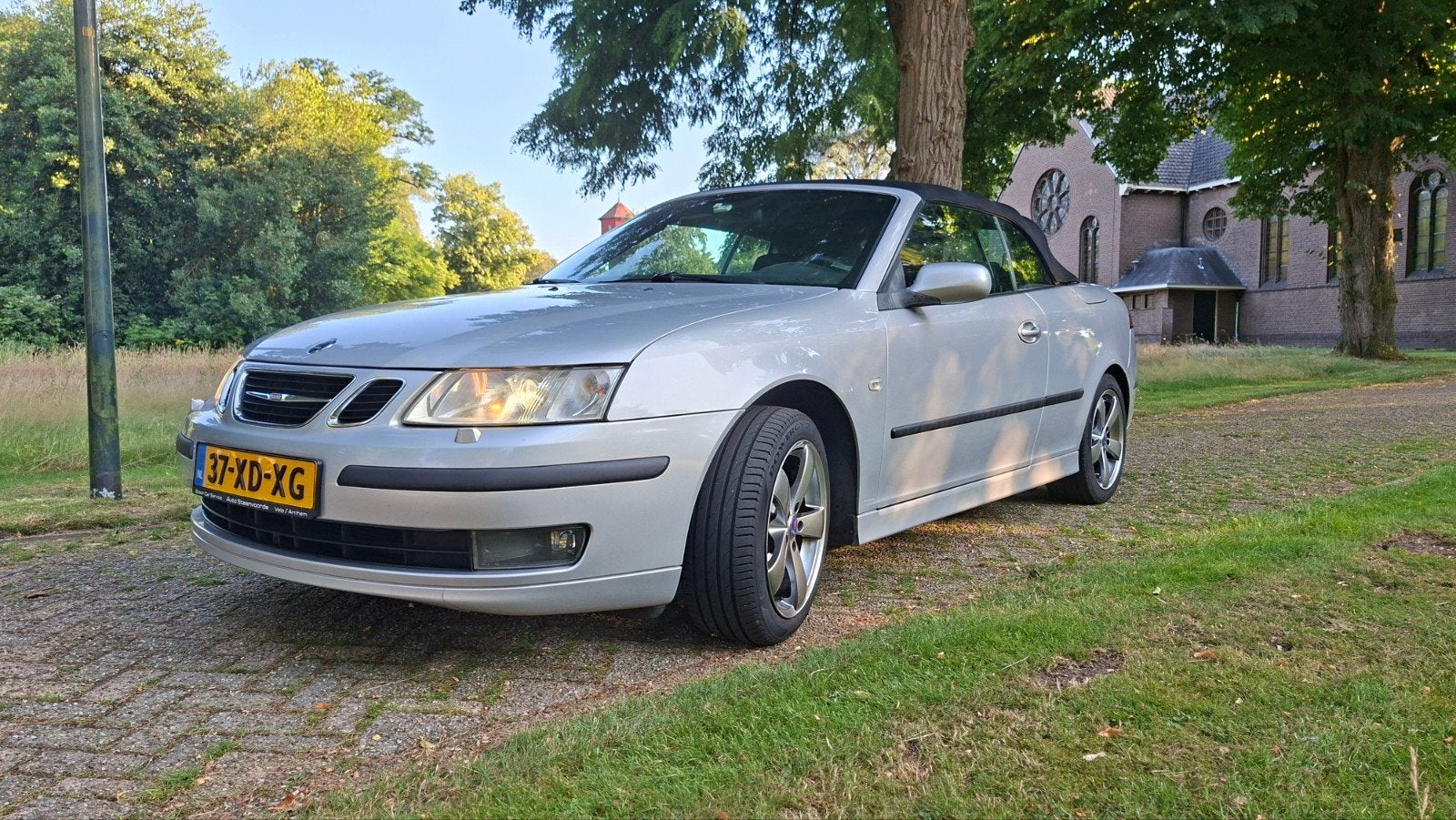 Te koop, prachtige saab 9 3 2.0t cabrio vector, Auto's, Euro 5, Zwart, 4 cilinders, Cabriolet