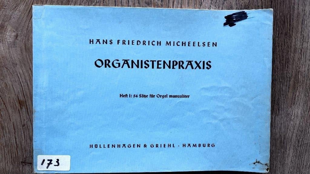 Bladmuziek orgel - H.F. Micheelsen - Organistenpraxis Heft I, Orgel, Gebruikt, Klassiek, Ophalen of Verzenden