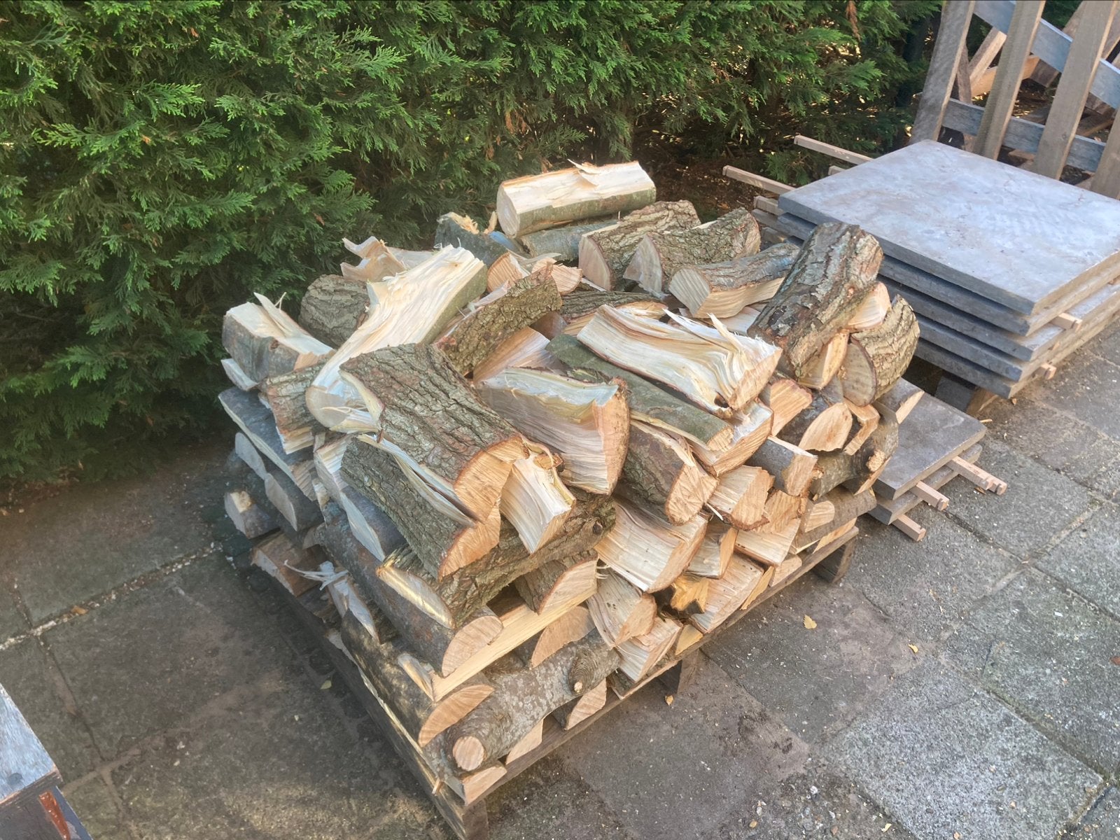 Haardhout gekloofd, Tuin en Terras, Minder dan 3 m³, Ophalen of Verzenden