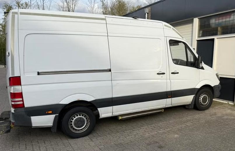 Mercedes Sprinter 313 2.2CDI 2H2L 2014 2 schuifdeuren, Auto's, Bestelauto's, Particulier, ABS, Airbags, Android Auto, Apple Carplay