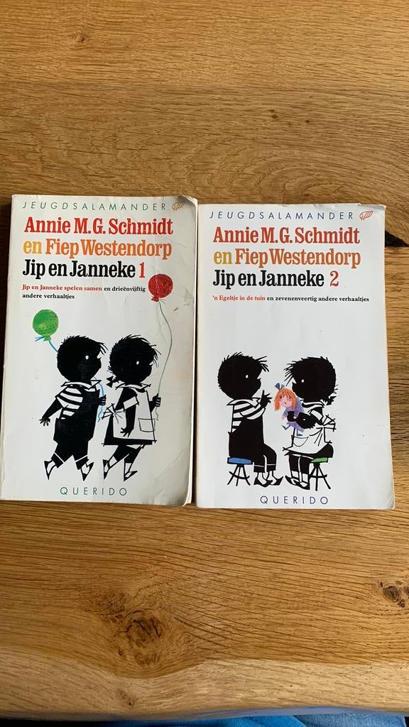 2 boekjes Jip en Janneke deel 1 en 2 samen € 2,00, Boeken, Ophalen of Verzenden, Gelezen, Fictie algemeen