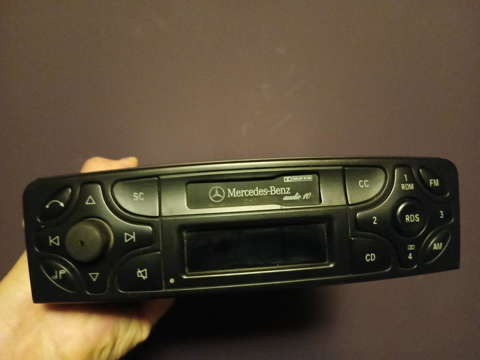 Originele vintage Mercedes benz radio cassette speler, Ophalen of Verzenden