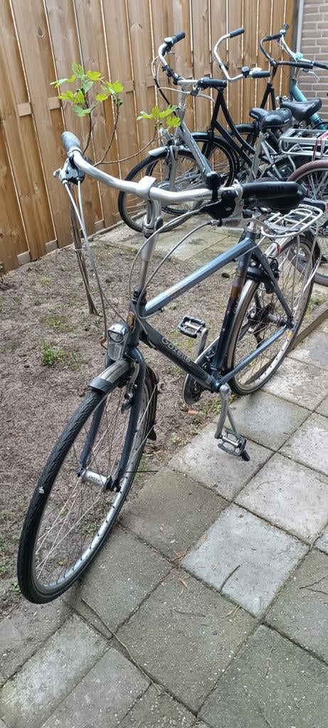 Gazelle stadsfiets met voordrager en versnellingen, Fietsen en Brommers, Fietsen | Dames | Damesfietsen, Velgrem, Versnellingen