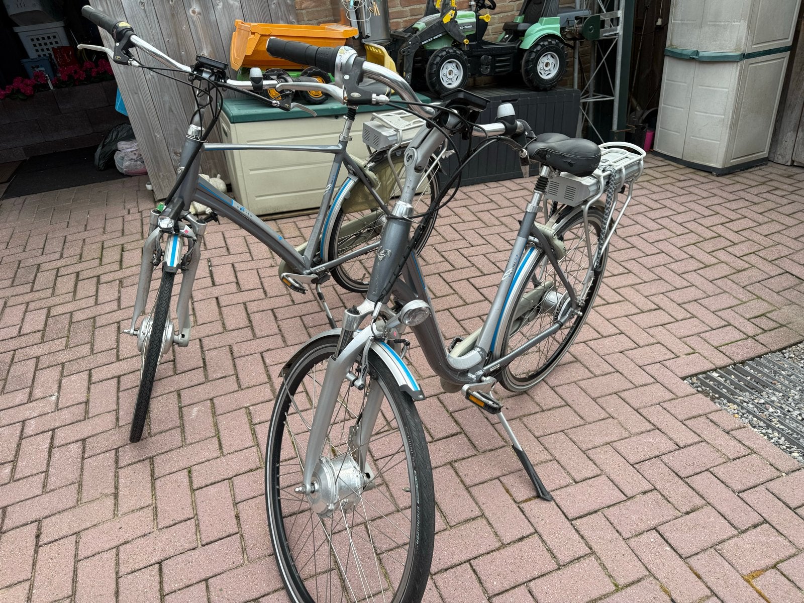 2 Sparta elektrische fietsen - opknappers, Fietsen en Brommers, Ophalen, Gebruikt, Minder dan 30 km per accu, Sparta