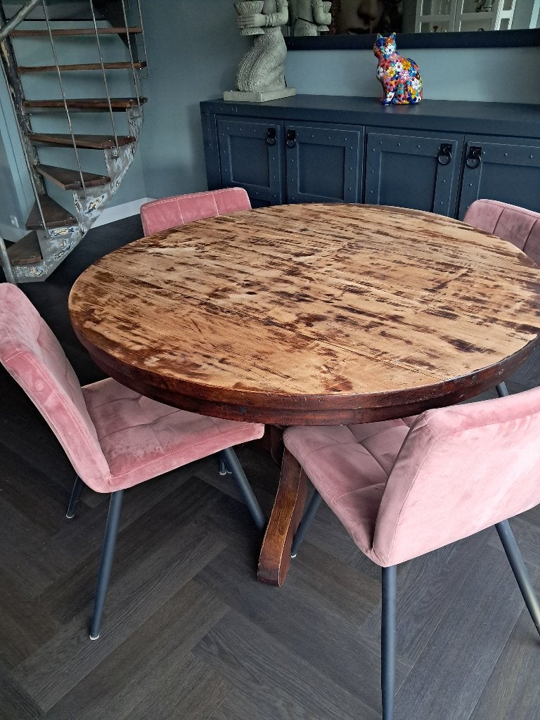 Eettafel, Ophalen, Gebruikt, Vier personen, 100 tot 150 cm