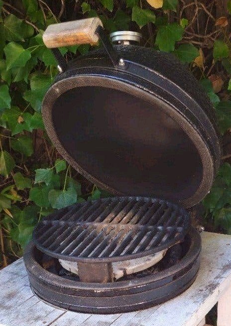 Jamestown Kamado compact medium BBQ event. met meubel, Tuin en Terras, Ophalen, Gebruikt, Met accessoires