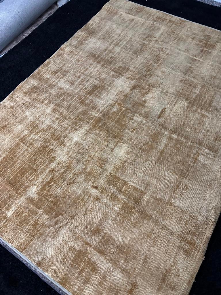 Karpet Viscose Gold 140 x 200 cm van € 199-, voor € 99-,, Overige kleuren, Brinker Carpets, Ophalen of Verzenden, Gronausestraat 325 7585 PB Glane