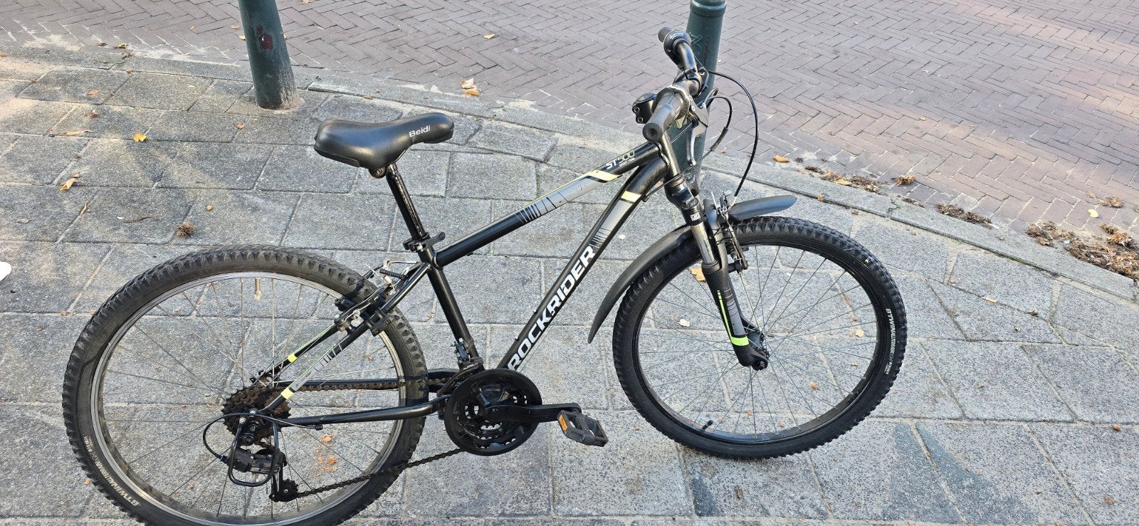 Goed Rockrider jongens en meisjes fiets mountainbike, Fietsen en Brommers, Ophalen, Gebruikt, Versnellingen