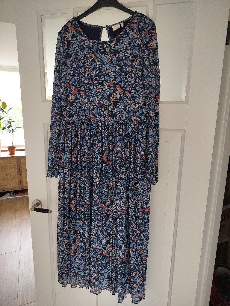 Nümph Nufreja jurk 36 blauw, Blauw, Nümph, Ophalen of Verzenden, Zo goed als nieuw
