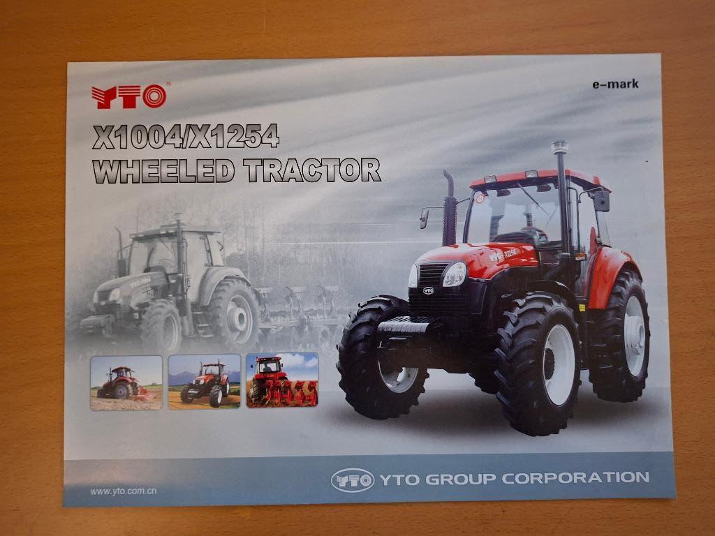Folder Yto traktoren, Verzenden, Gelezen, Tractor en Landbouw