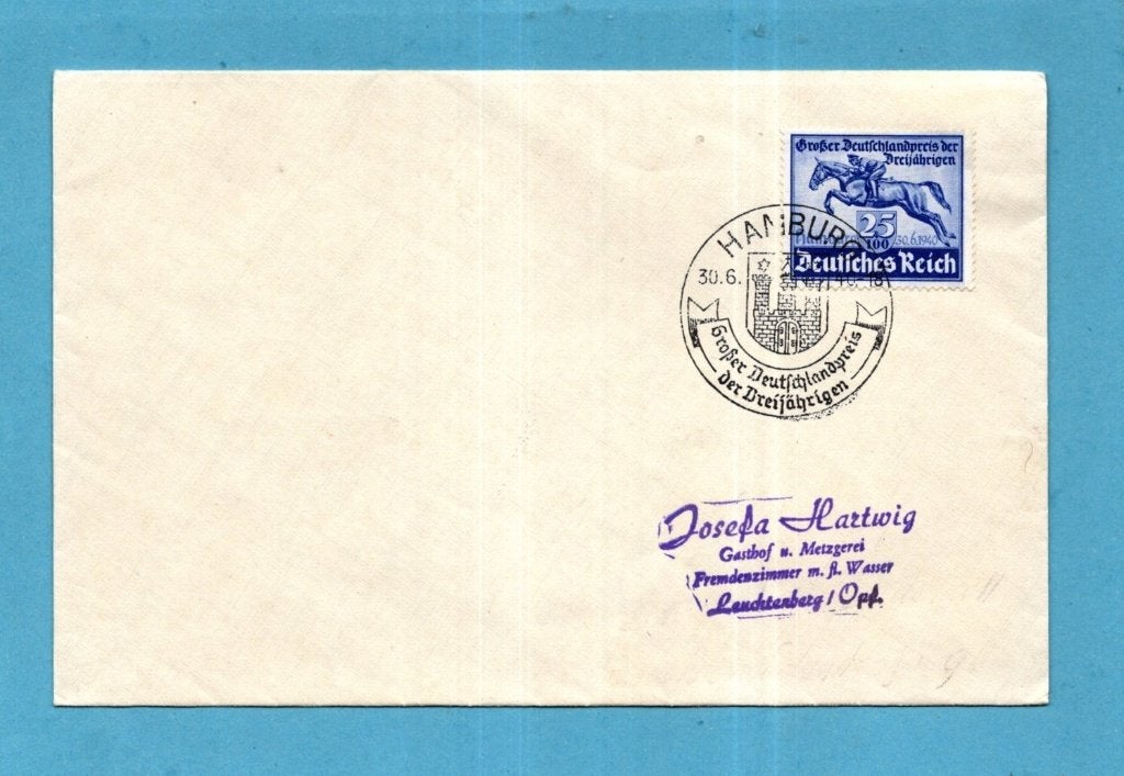 Duitse Reich - Ongelopen brief met 671 - 1940  --  S163, Verzenden, Duitse Keizerrijk, Gestempeld