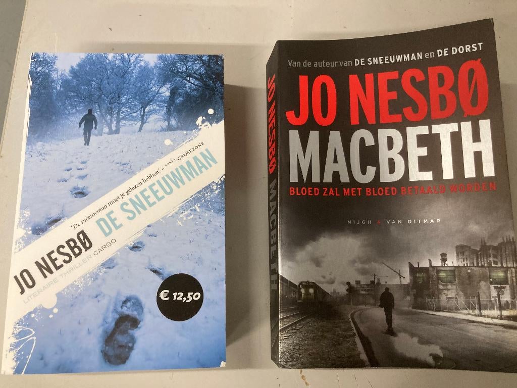De Sneeuwman Roodborst Jaloezieman Bloedmaan Jo Nesbo, Ophalen of Verzenden, Gelezen, Jo Nesbø, Scandinavië
