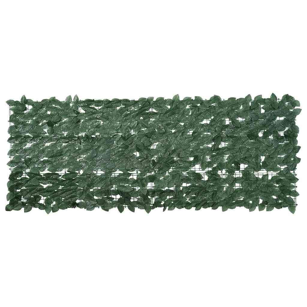 Balkonscherm met donker groene bladeren GRATIS BEZORGD!, Kunststof, 1 tot 2 meter, Verzenden, Nieuw