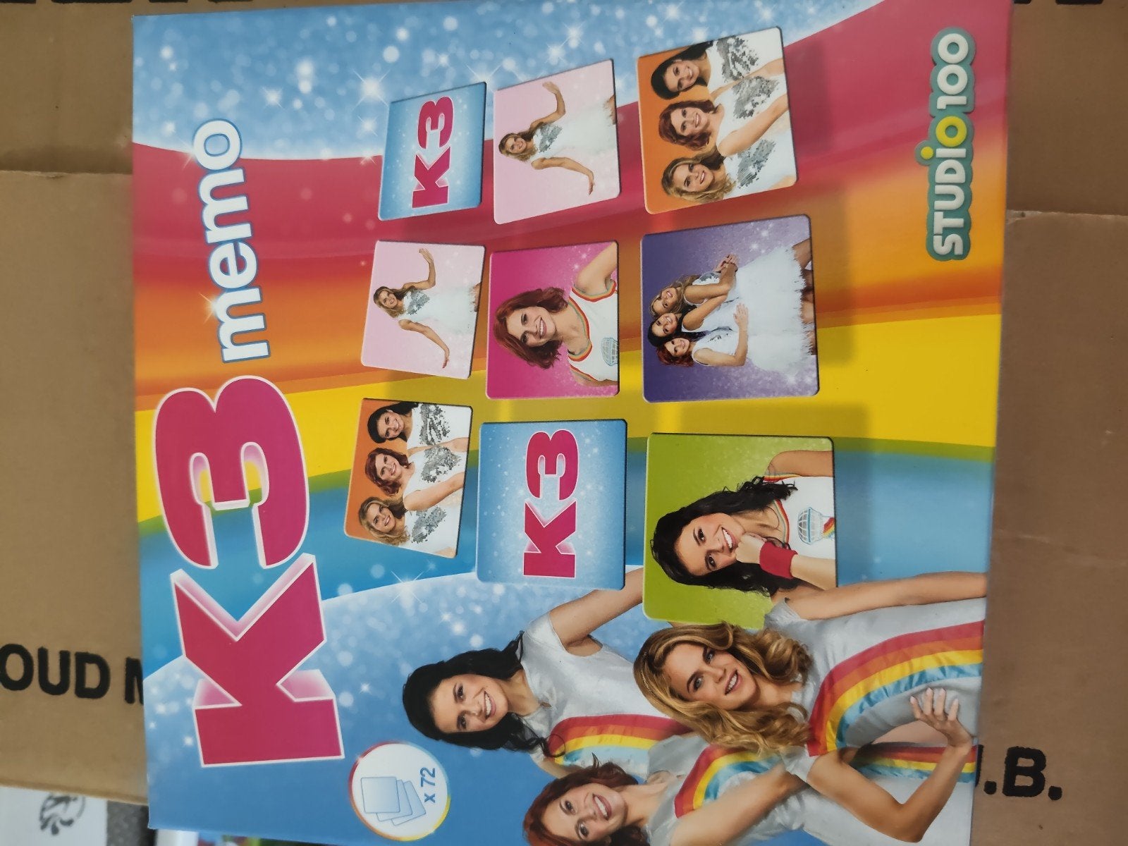 K3 Memo Spel - Test je geheugen met Hanne, Marthe en Julia!, Een of twee spelers, Ophalen of Verzenden, Zo goed als nieuw, Studio 100