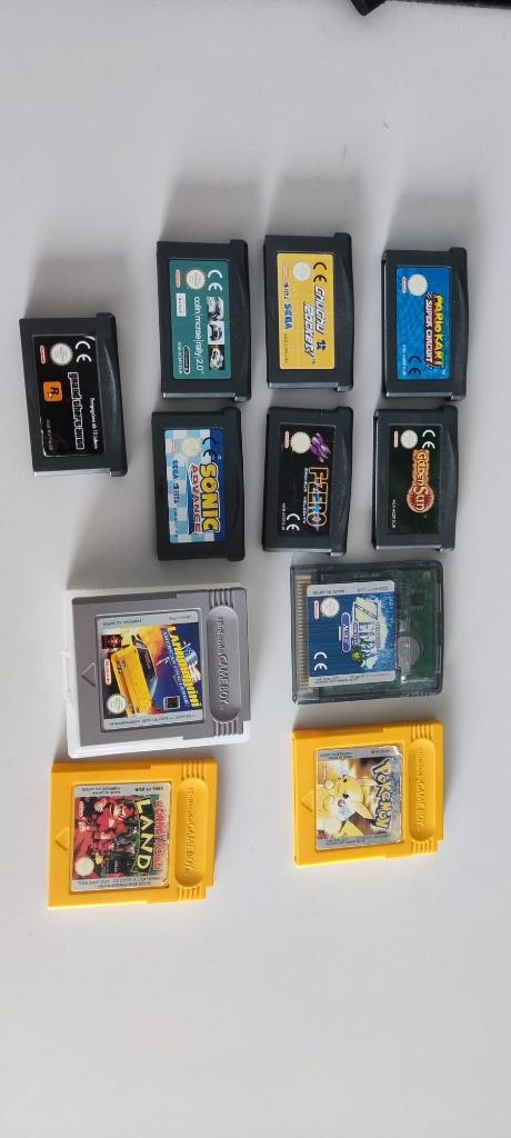 Diverse game boy en game boy advance spellen, Spelcomputers en Games, Games | Nintendo Game Boy, 1 speler, Racen en Vliegen, Ophalen of Verzenden