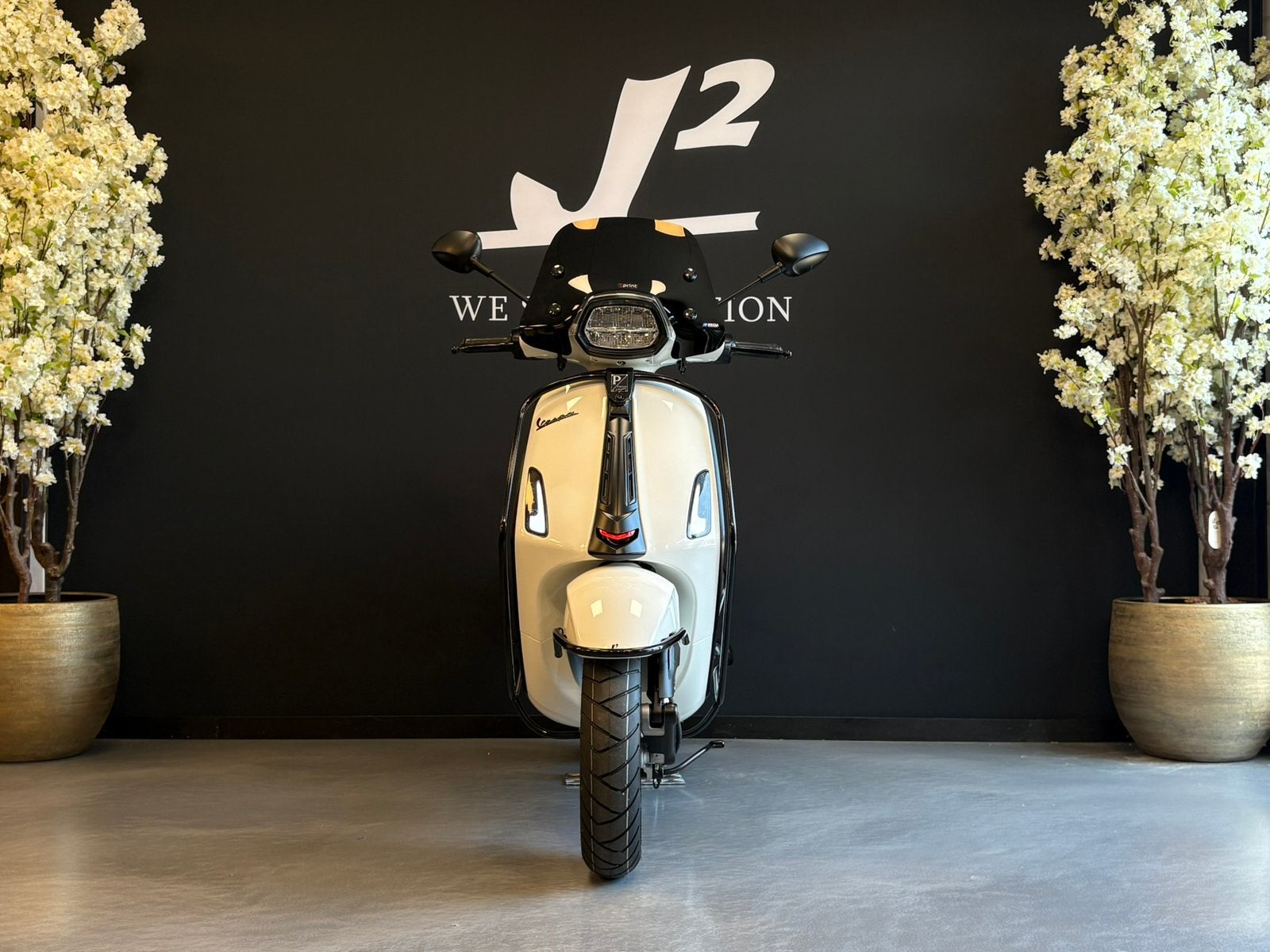 Vespa Sprint | Virtual Cockpit | Wit | Nieuw | Full-Option, Overige modellen, ., Maximaal 45 km/u, Nieuw