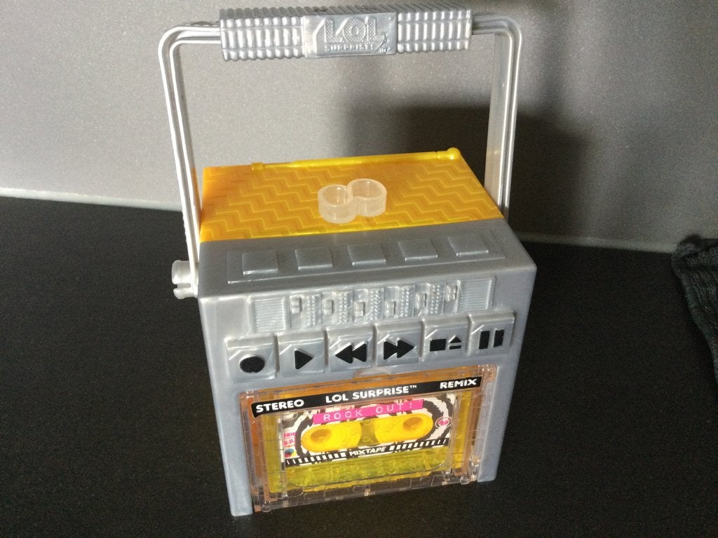 LOL surprise radio met cassettebandje SINT TIP, Ophalen of Verzenden, Zo goed als nieuw, Meisje