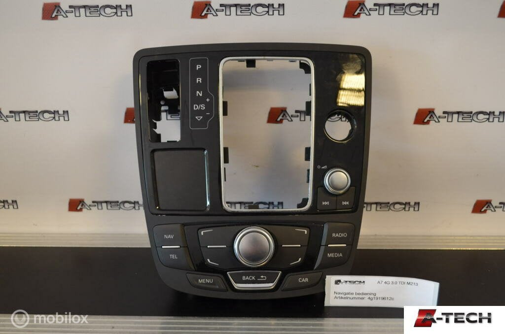 Bedieningspaneel navigatie Audi A6 A7 4G 10-'17) 4g1919612c, Audi, Gebruikt, Audi, Ophalen of Verzenden