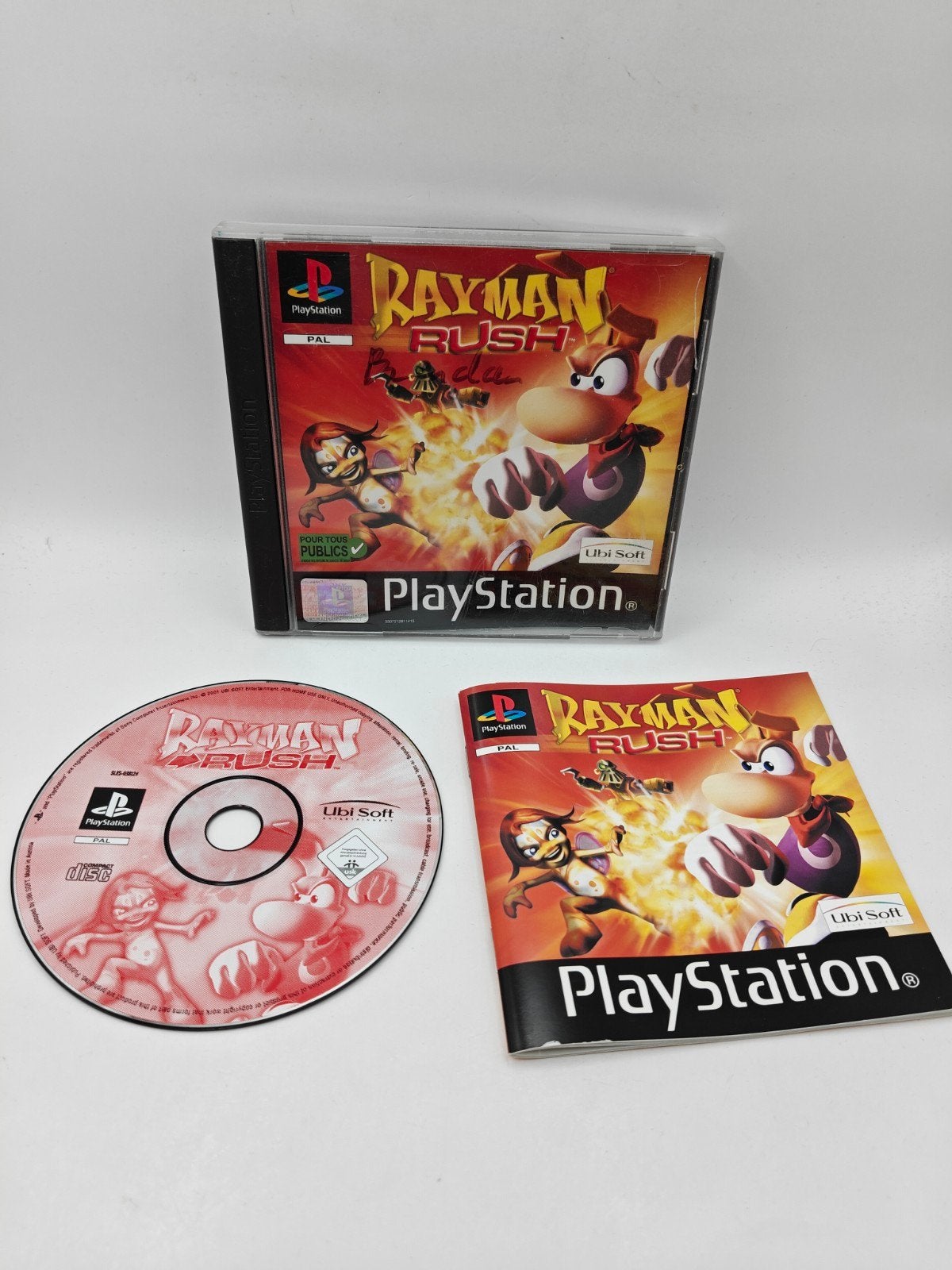 Rayman Rush PS1, Spelcomputers en Games, Games | Sony PlayStation 1, Ubisoft, Gebruikt, 2 spelers, Eén computer