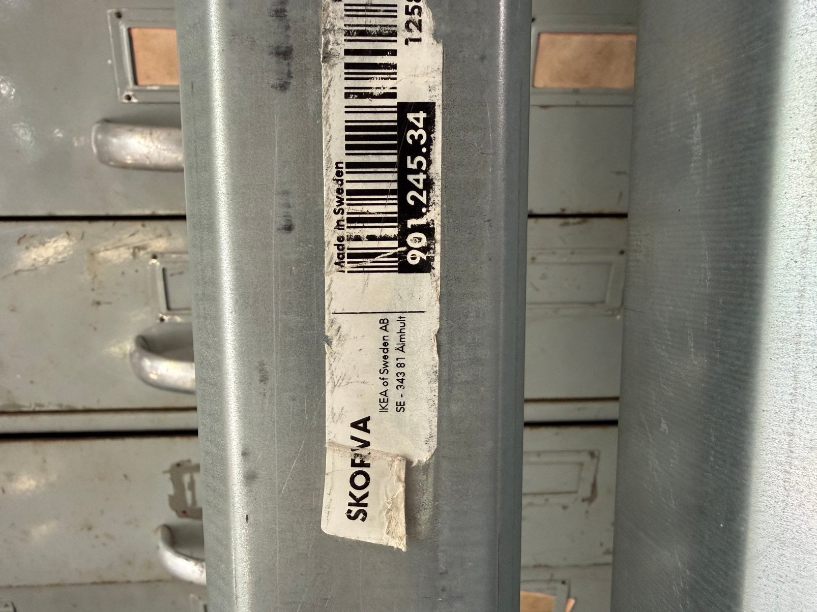 2x Ikea verschuifbare aanpasbare bedbalk Skorva, Huis en Inrichting, Slaapkamer | Bedden, 90 cm, Eenpersoons, Ophalen of Verzenden