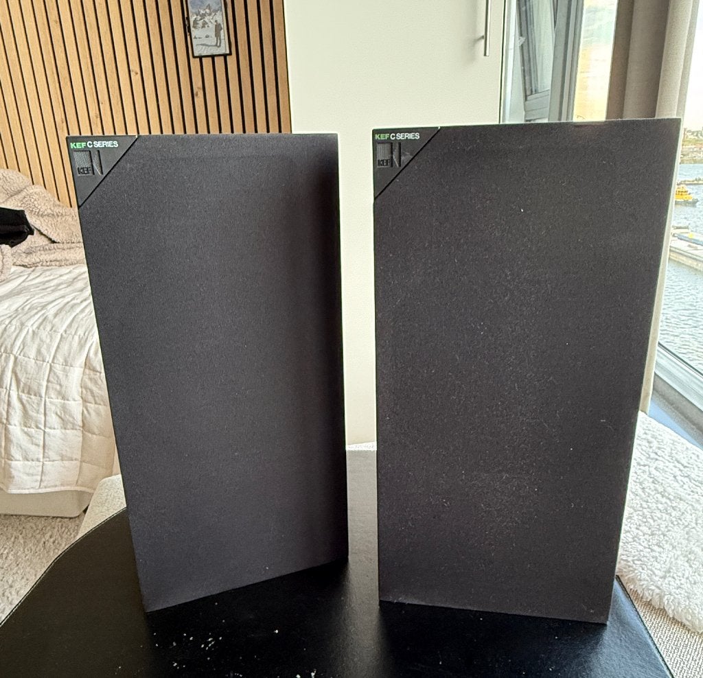 KEF C30 speakers, Ophalen, Gebruikt, Inclusief standaarden, Speakerset