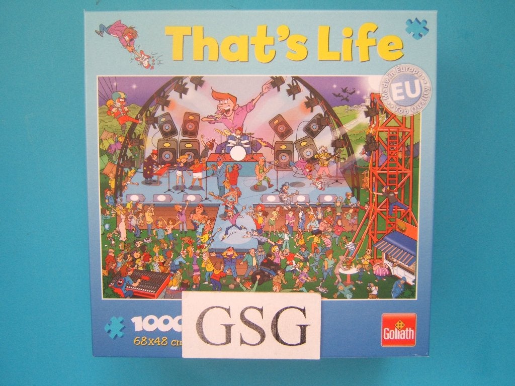 That's life pop concert 1000 st nr. 71416-01, Ophalen, 500 t/m 1500 stukjes, Nieuw