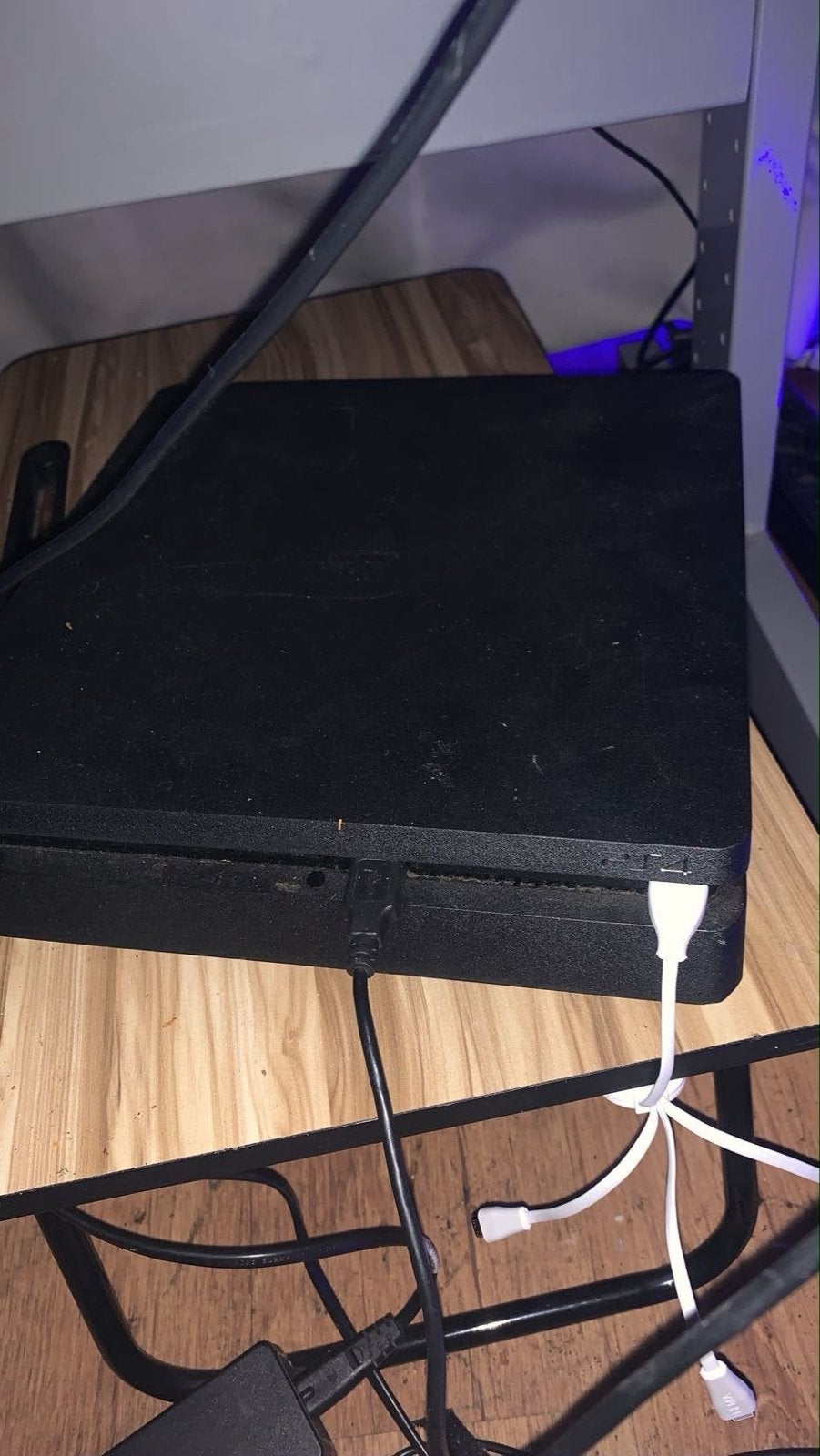 PlayStation 4 met stuur en nieuwe koeler flippers enzv, Ophalen, Zo goed als nieuw, Met 1 controller