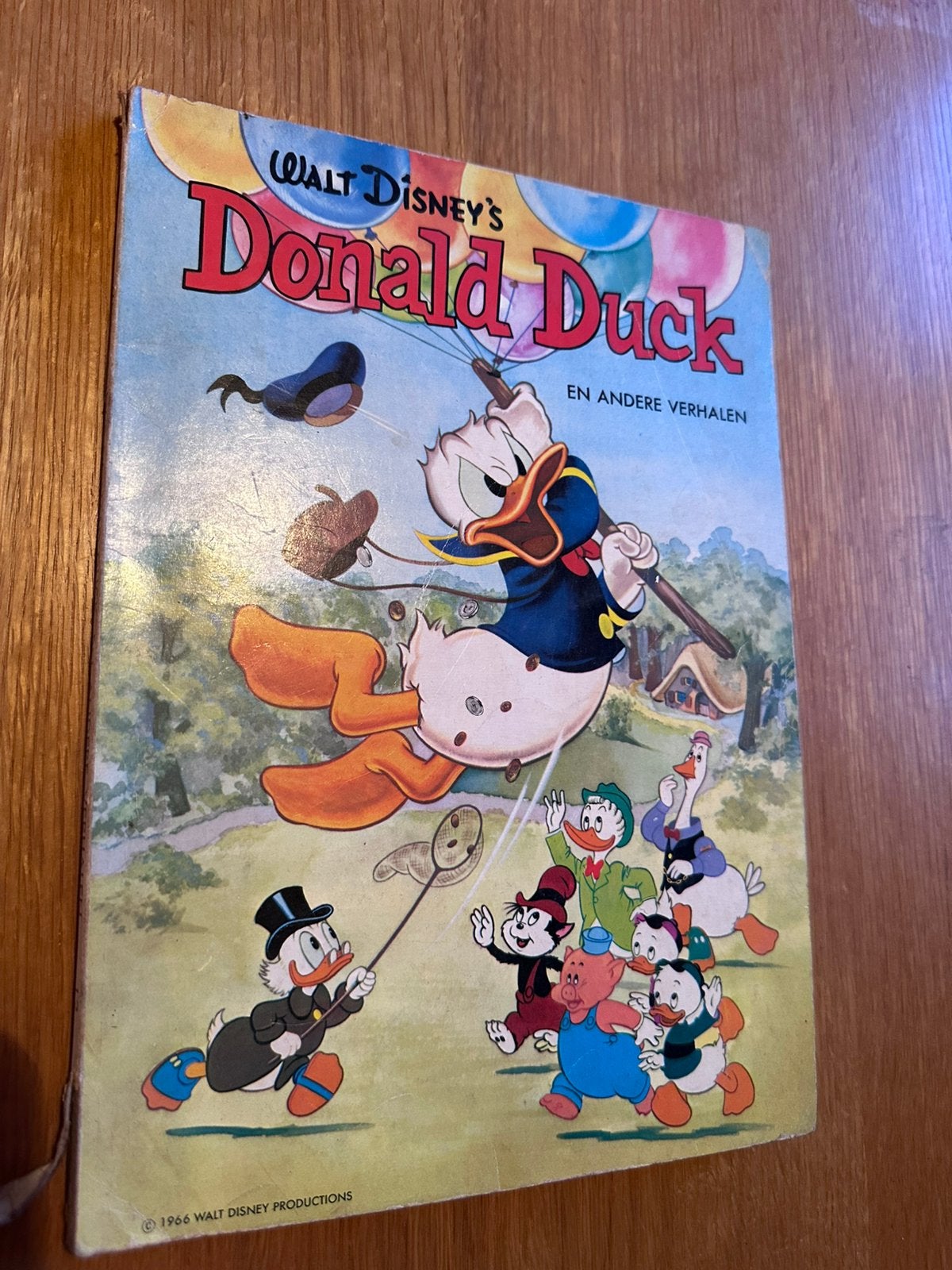 Walt Disney's Donald Duck en andere verhalen (1966), Boeken, Stripboeken, Eén stripboek, Ophalen of Verzenden, Gelezen